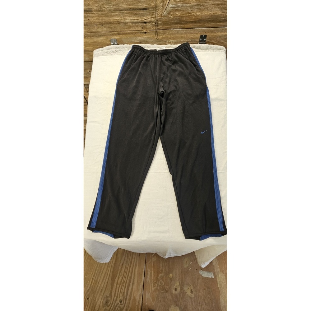 Nike Dri Fit Men's L Training , Running, Workout Pants/ Zip Pockets‎ And Ankles.